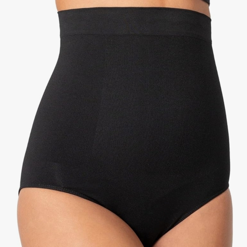 Shapermint Essentials High Waisted Shaper Panty Control Smooth Black  XL/XXL